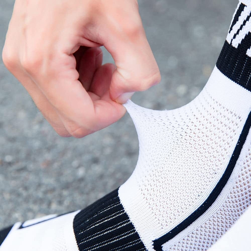 2 Pcs Calcetines Atléticos Reflectantes Para Ciclismo Correr