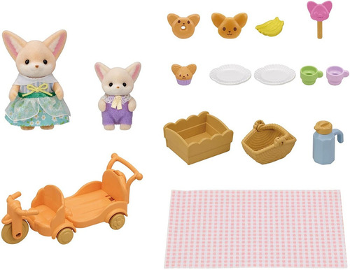 Calico Critters Zorros Fennec Niños Accesorios Sylvanian