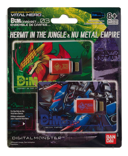 Paquete De Cartas Digimon Vital Hero Dim Hermit In The Jungl
