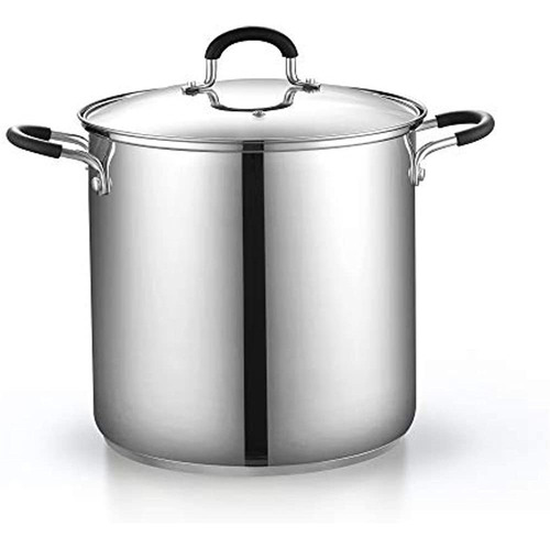 Cook N Home - Olla Para Cocinar Pasta Al Vapor, Acero Inoxid