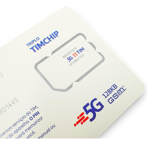 Numero Facil Memorização Ddd 11 Ao 19 - Chip Tim 5g