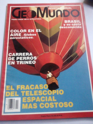 Revista Geomundo Noviembre 1990 Globos Aerostáticos