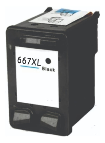 Cartucho P Impresora 667xl Negro Alternativo