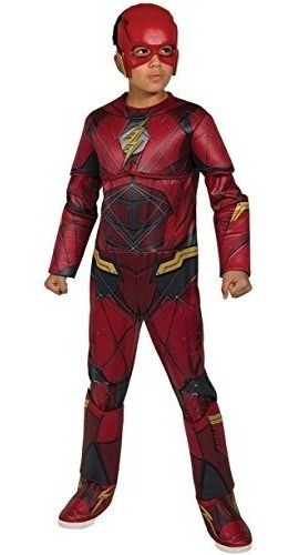 Disfraz Deluxe Flash De Justice League Para Niño Pequeño