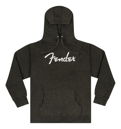 Sudadera Fender Spaghetti Logo, Gris Jaspeado, L