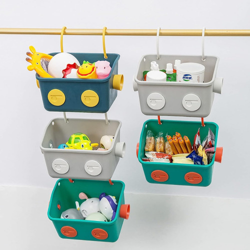 Organizador Regadera De Almacenamiento Juguetes De Baño Color multicolor