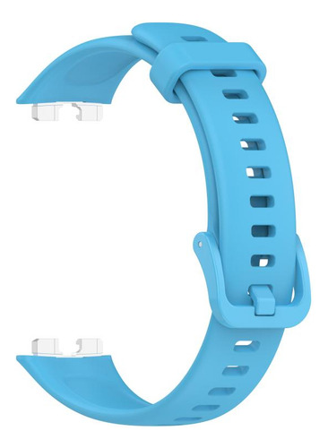 Pulseira De Silicone Com Fivela De Cor Azul Celeste Para Hua