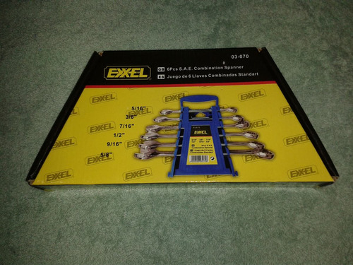 Juego De 6 Llaves Combinadas Exxel