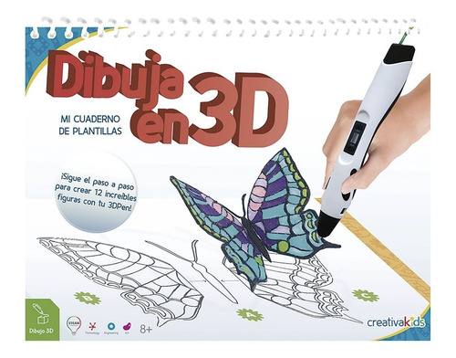 Imagen 4 de 5 de Creativakids - 3d Maker Kit Azul - Kit De Dibujo