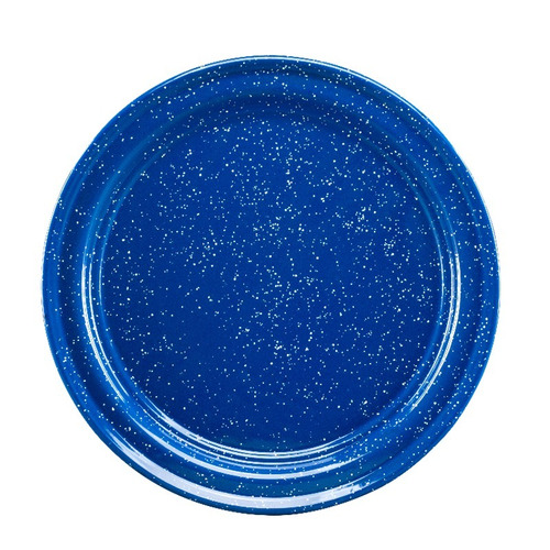 Juego De Plato Base De Peltre, 6 Piezas Azul