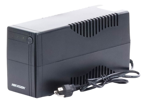Ups Hikvision 600 Va, 360 W, 120 Vca 6 Tomas / Ds-ups600-x. Color Negro