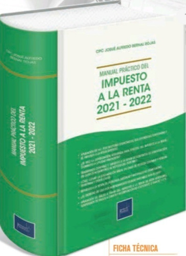 Manual Práctico Del Impuesto A La Renta 2021 -2022