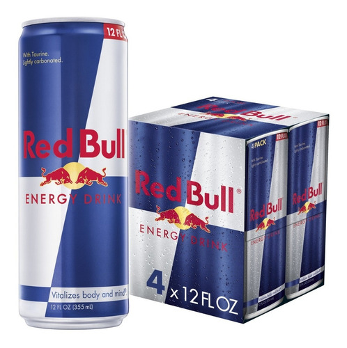 Redbull X 4 Unidades De 250 Ml Cada Una