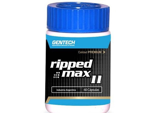 Gentech Ripped Max Ii 60 Capsulas Suplemento Dietario