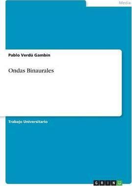 Libro Ondas Binaurales - Pablo Verdã¿âº Gambã¿â­n