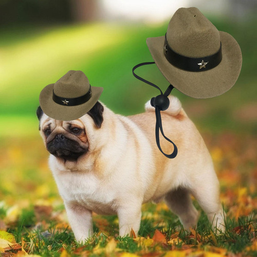 Sombrero De Vaquero Para Perros, Sombrero De Vaquero , Caqui