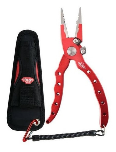 Alicate Alumínio Berkley 18cm Vermelho Pesca Pescaria Bt7ap