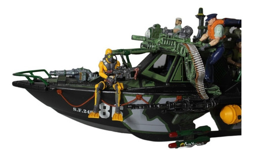 G.i.joe Figuras Y Vehículos Compatibles Bote D Asalto Custom (Usado)