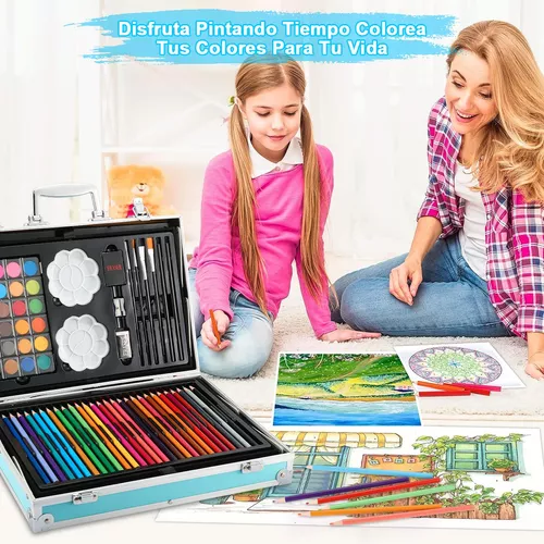YBLANDEG Kit de lápices de colores de dibujo y boceto, 145 piezas,  suministros de arte profesional, juego de lápices de pintura, lápices de  arte de