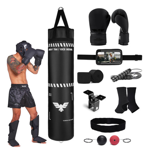 Elitesports - Saco De Boxeo Muay Thai De 6 Pies Para Adultos