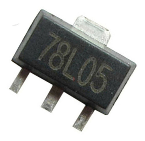 X100 Ka78l05am Smd 78l05 Regulador 5 Volts 0.1 Amp Sot89