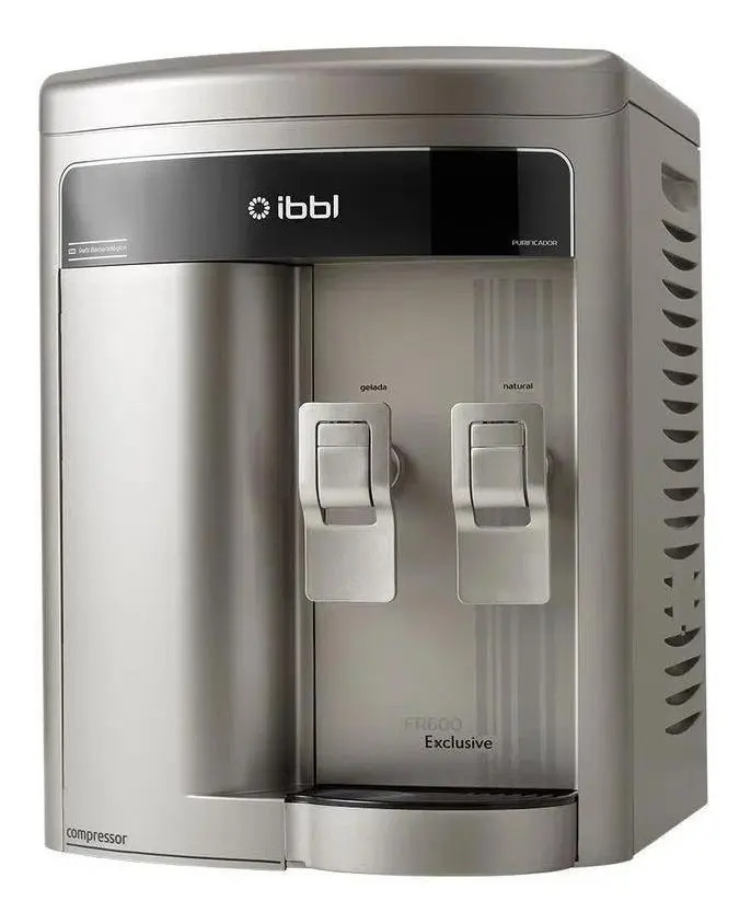 Purificador de Água FR600 Exclusive Prata com Compressor IBBL