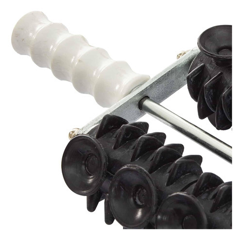 Rodillo Masaje Reductivo Doble Sueco - Echegoyen Color Negro