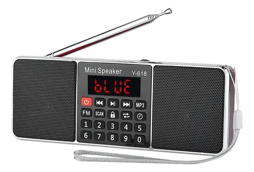 Radio Fm Estéreo 87,5-108 Mhz Pw Cut Memory Tf Usb Music Han