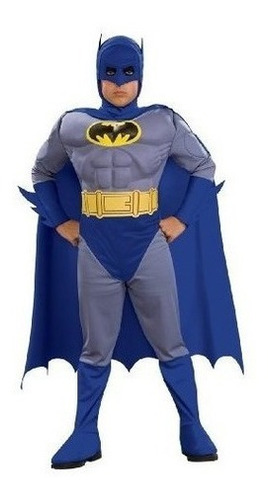 Batman Deluxe Muscle Chest Batman Traje De Niño Niño Peque