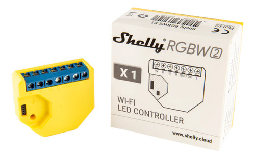 Shelly Plus Rgbw2 Luces Led Wifi Domotica Home Assistant