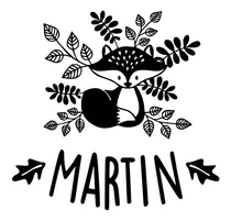Comprar Vinilo Decorativo Infantil Animales Bosque Con Nombre Cuarto