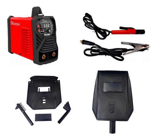 Maquina Soldar Inverter Cables Portatil 110v 220v Dc 160 Ah