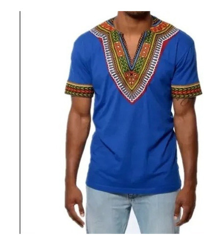 Camiseta Africana Para Hombre