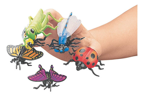 Fun Express Marionetas De Dedo De Insectos 12 Unidades Jugu.