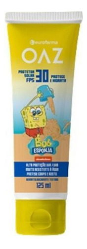 Protetor Solar Bob Esponja Fps 30 - Hidratante E Vegano