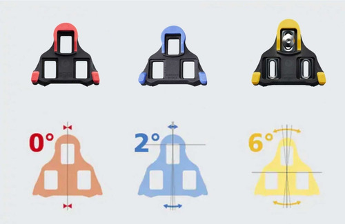 Imagen 5 de 7 de Calas Shimano Para Zapatos De Ruta Ciclismo