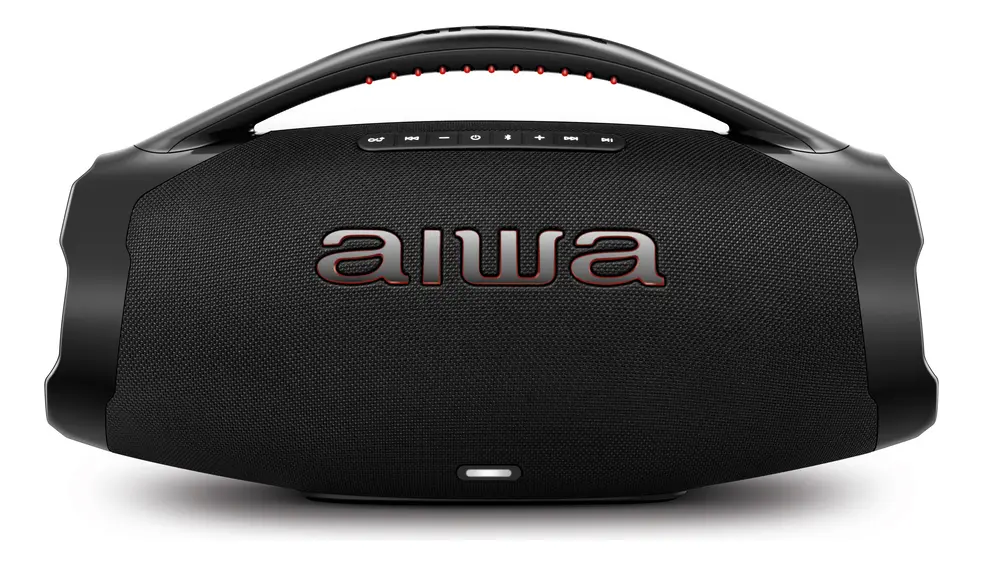 Caixa De Som Boombox Aiwa AWS-BBS-01-B 200w IP66 30hs De Bateria