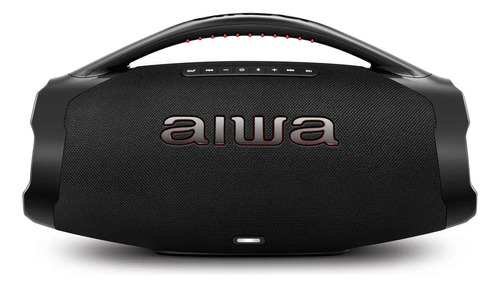 Caixa De Som Boombox Aiwa AWS-BBS-01-B 200w IP66 30hs De Bateria