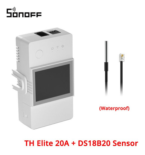 Sonoff Thr320d Interruptor Wifi De Monitoreo De Temperatura