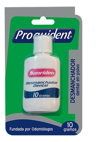 Desmanchador Dental En Polvo Proquident X 10gr