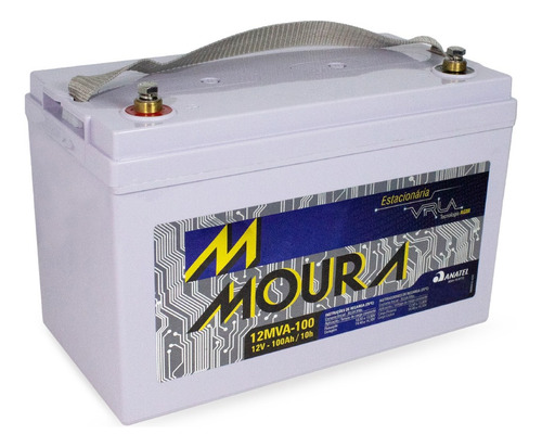 Batería 12v 100ah Moura Ciclo Profundo Solar Larga Vida Agm