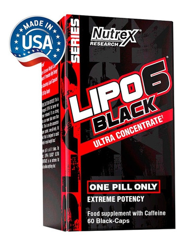 Lipo 6 Black Ultra Concentrado Quemador Grasa Envio Gratis