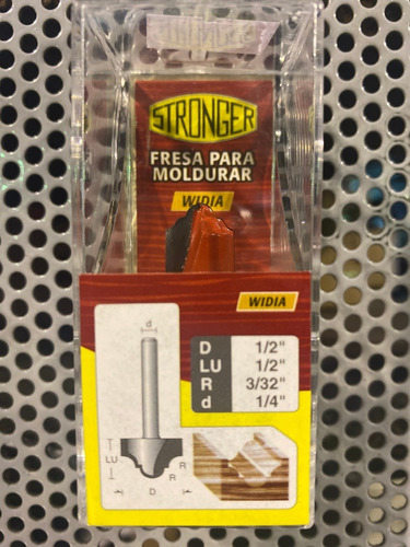 Fresa P/trompo Stronger P/moldurar Widia 1/2 426685