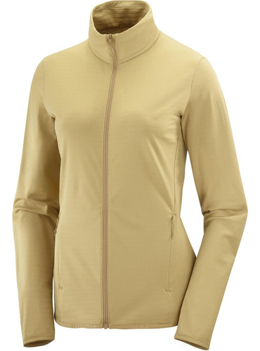 Campera Mujer Salomon - Outrack Full Zip Mid W - Trekking