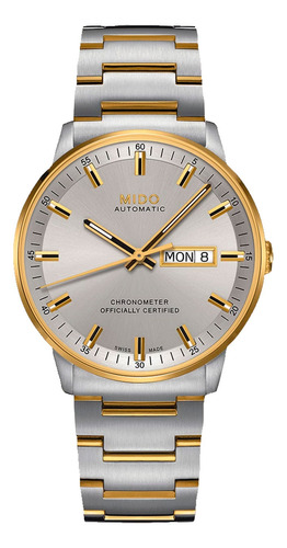 Reloj Mido Commander Chronometer Bicolor