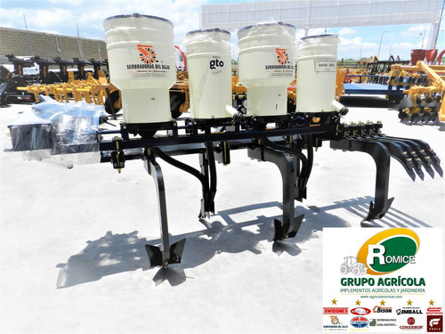 Imagen 1 de 13 de Sembradora Fertilizadora C/ Cultivadora 2 Surcos Del Bajio
