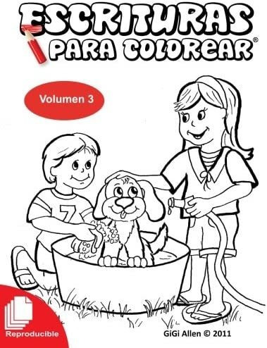 Libro Escrituras Para Colorear 3: Biblia Reproducible (spani