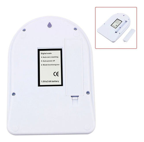 Balanza Electronica Comercial De Cocina Sf-400 Maximo 10kg Blanco
