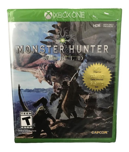 Monster Hunter World Xbox One Nuevo Fisico