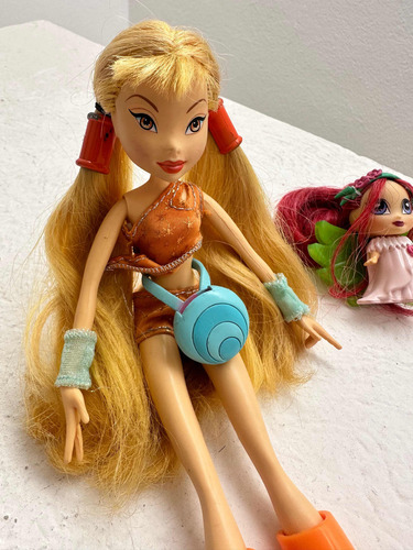 Muñeca Stella Winx (sin Pixie) Edición Mattel 2002 (Usado)